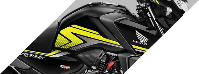 Planet Honda - SP 125 BS6 Aggressive_tank_design_with_edgy_graphics 