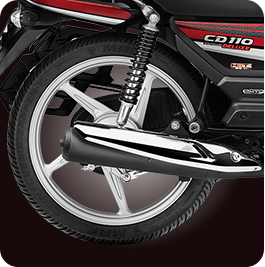 Planet Honda - CD 110 Impressive_chrome_muffler_cover