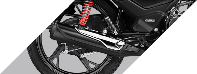 Planet Honda - SP 125 BS6 Premium_chrome_muffler_cover